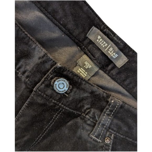 WHBM The Mod Noir Sparkle Velvet Pant SIZE 2 - Picture 6 of 7